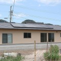 平屋新築住宅と太陽光発電システム